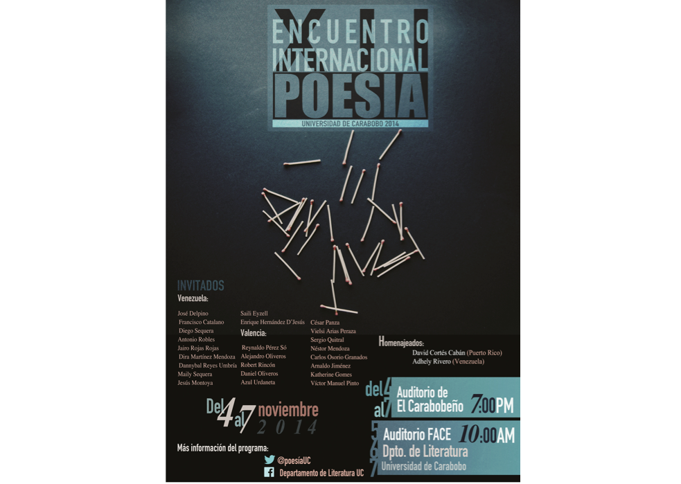 Encuentro Internacional Poesía Universidad de Carabobo