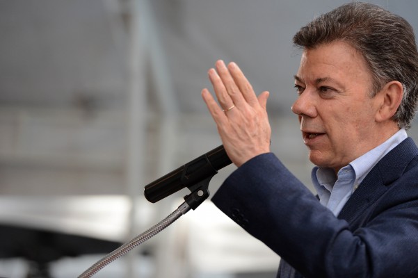 Juan Manuel Santos en Nueva York