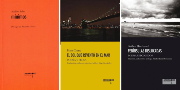 Adalber Salas Hernández presenta 3 libros de Amargord Ediciones