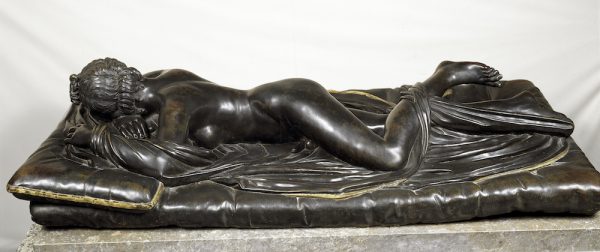 Hermafrodita, escultura en bronces de Matteo Bonuccelli, Museo del Prado