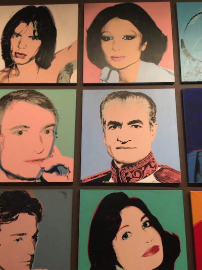 El Sha de Persia y Farah Diba por Andy Warhol