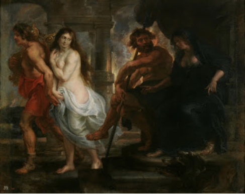 Orfeo Eurídice (1638), de Pedro Pablo Rubens. Museo del Prado.