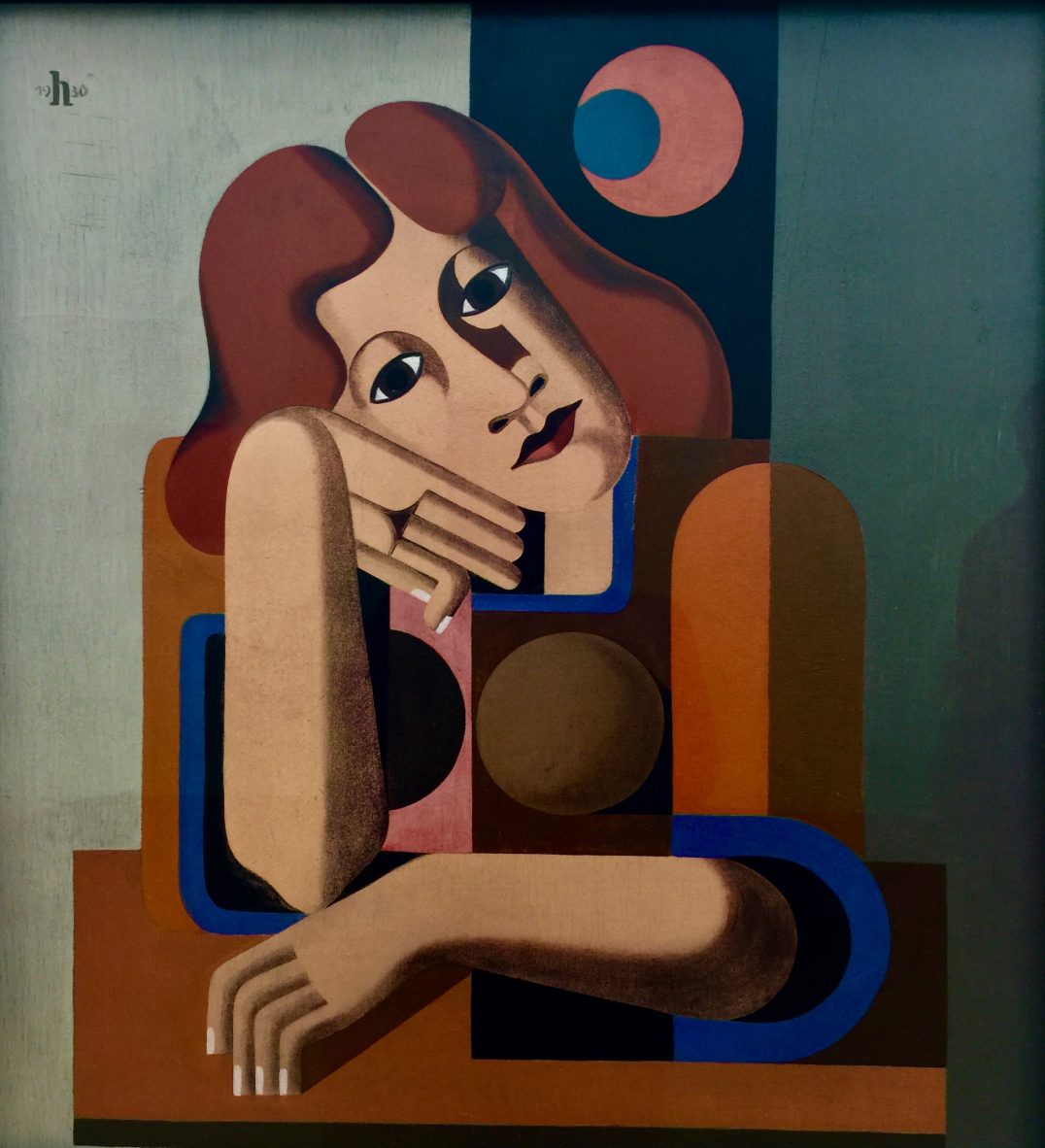 Heinrich Hoerle, 1930 Melancholisches Mädchen