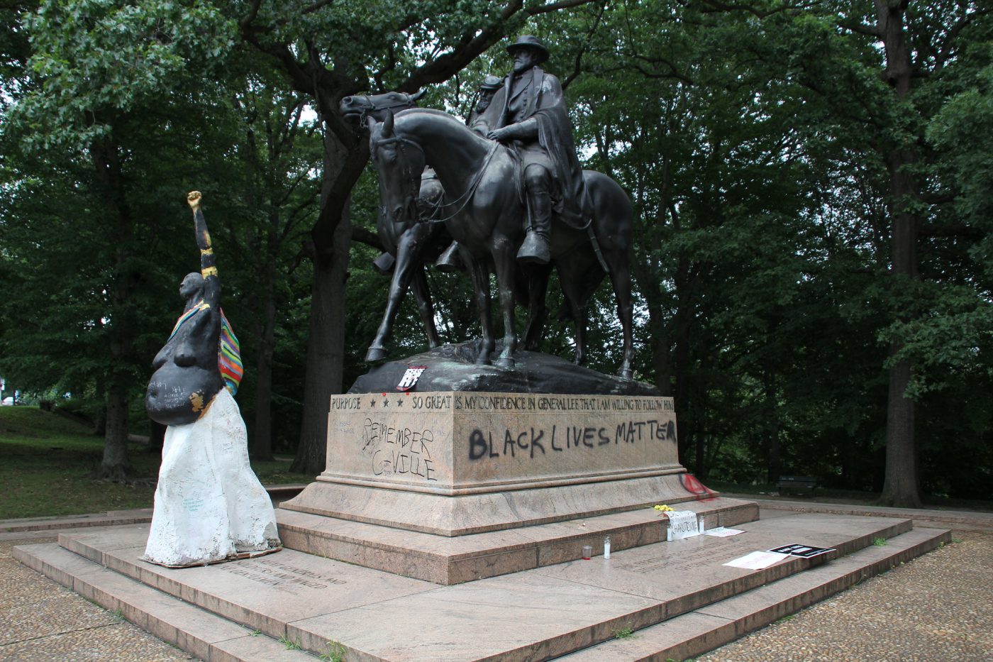 confederate statues down