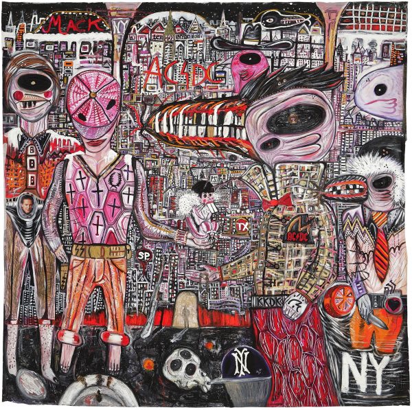AC/DC New York, NY, 2005 óleo sobre lino, 230 x 230 cm